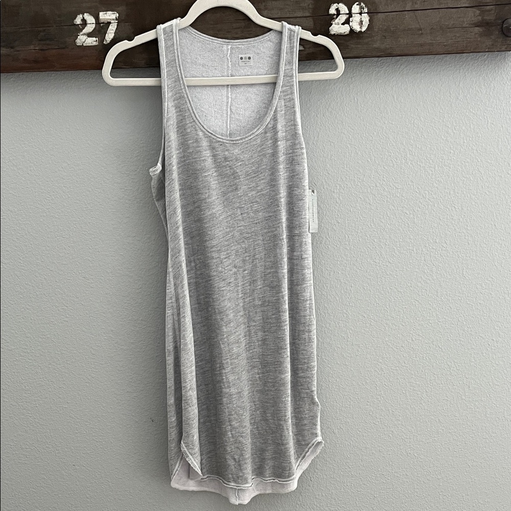 NWT Three Dots Tank Dress in Gray. Size XS Petite